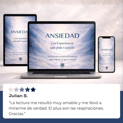 E-book - Ansiedad, Una experiencia que pide espacio.